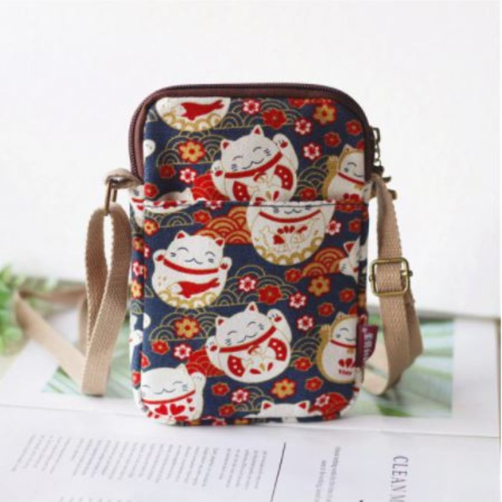 Lucky Cat Purse Set - Picture 1 of 6